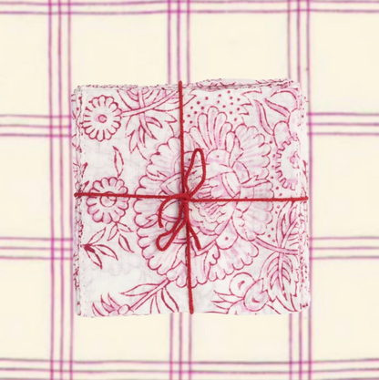 Napkins, Allium Polignac, Set of 4