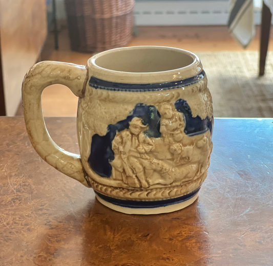 Vintage German Style Ceramic Beer Stein