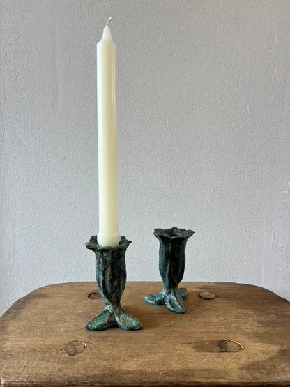 Bronze Campanula Candle Holder