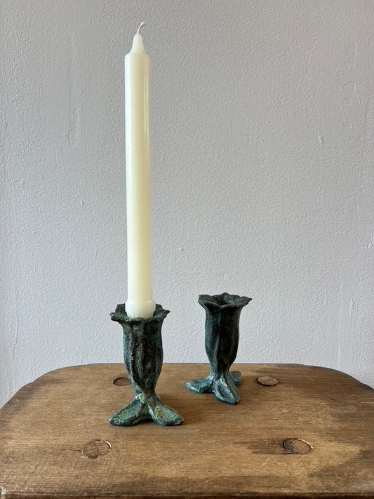 Bronze Campanula Candle Holder