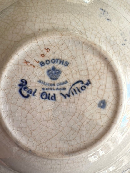 Booths Real Old Willow China, Small Round Dish, Set of 2