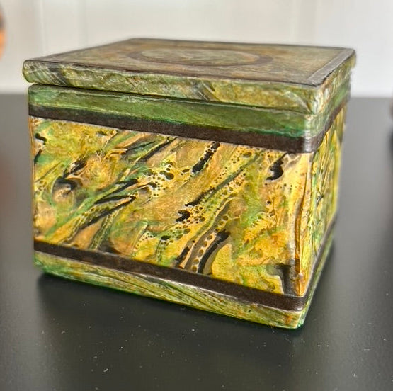 Folk Art Paper Mâché, Small Green