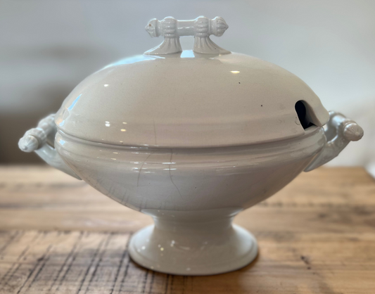 Antique Ironstone Tureen with Lid