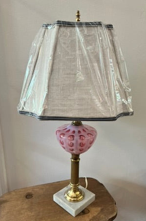 Handcrafted Lampshades with Vintage Fabrics and Embroideries, From Pawlet, Vermont