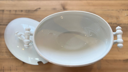 Antique Ironstone Tureen with Lid