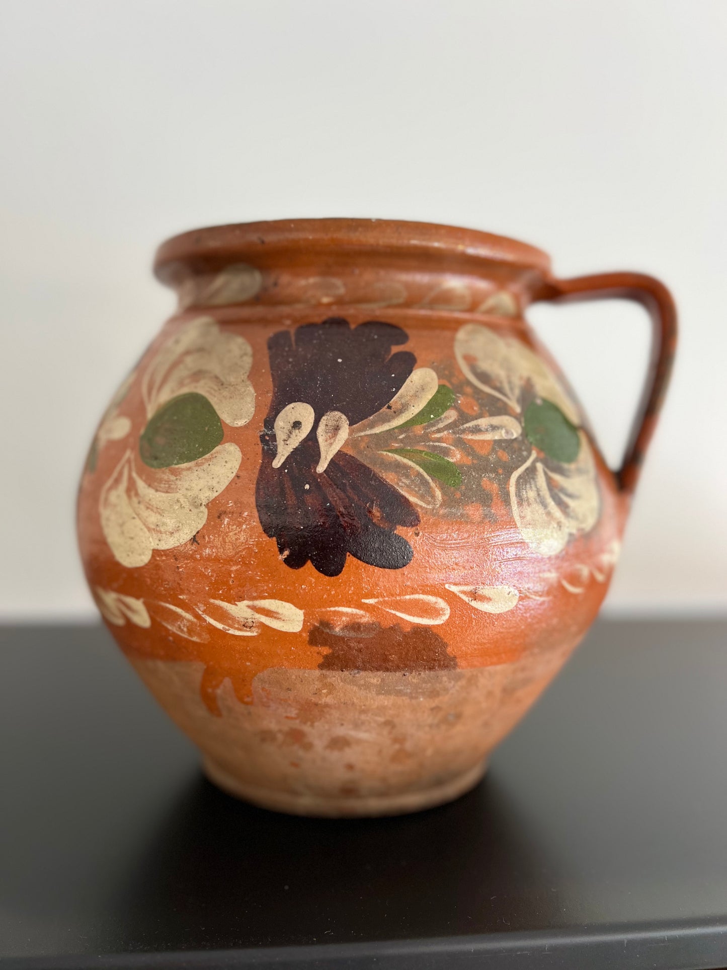 Antique Romanian Pottery Urn