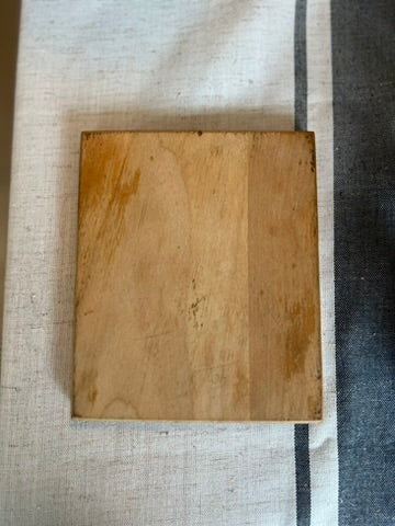 Vintage Nayco Wood Springerle Cookie Board