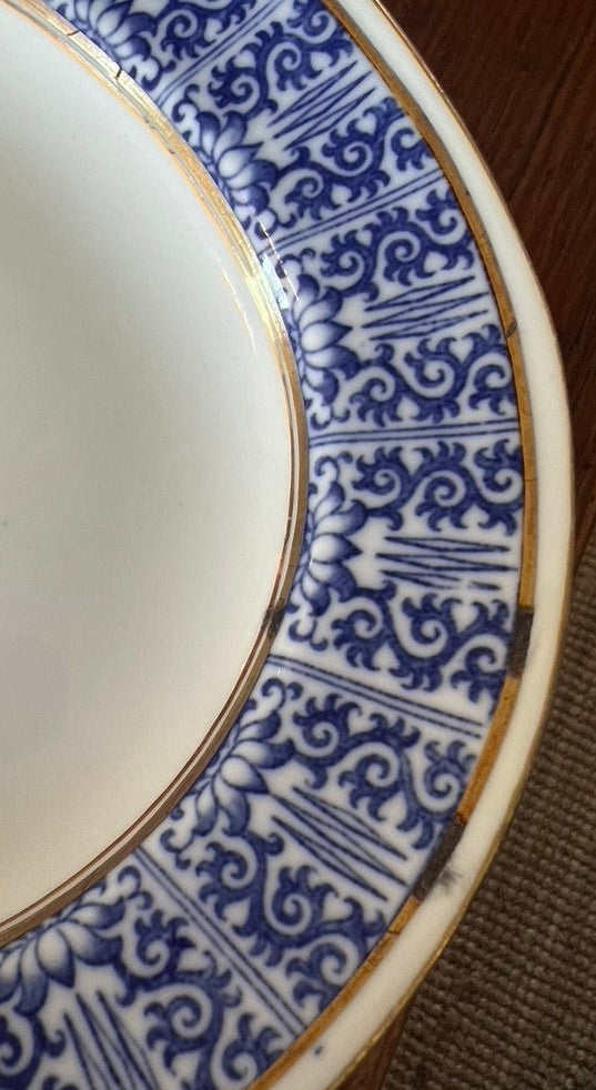 Mintons Porcelain Oval Platter, Kings Lily Pattern
