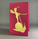 Gold Leaf Cards with Envelope