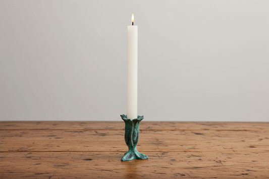 Bronze Campanula Candle Holder