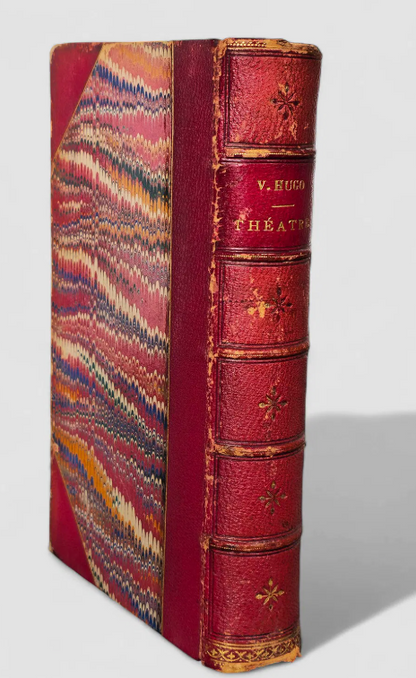 Antique Book, Théatre, V. Hugo, Paris, 1870