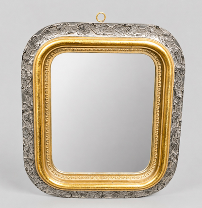 Vintage Borghese Carved and Gilt Gesso Wall Mirror