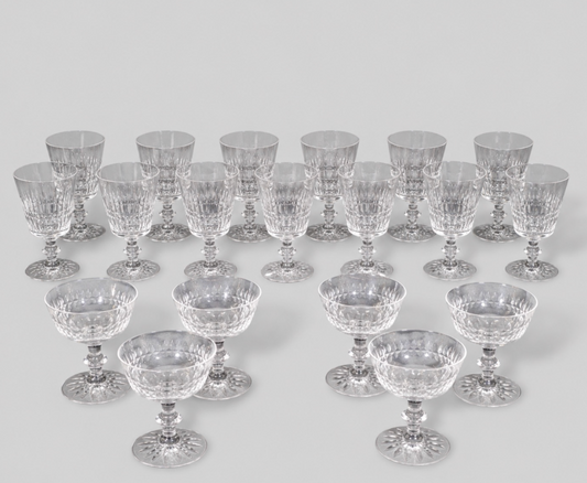 Vintage Seneca Crystal, Renaissance Glassware