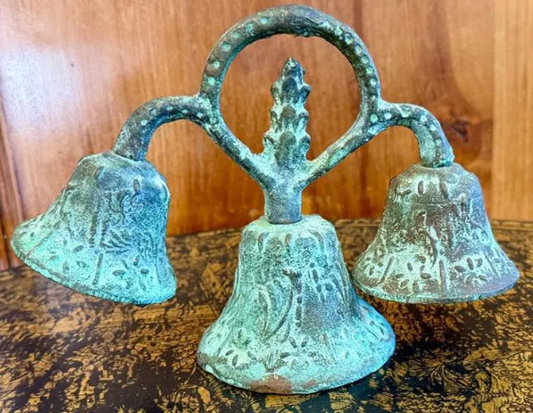Vintage Ceremonial Spanish Colonial Bronze Mission Bells