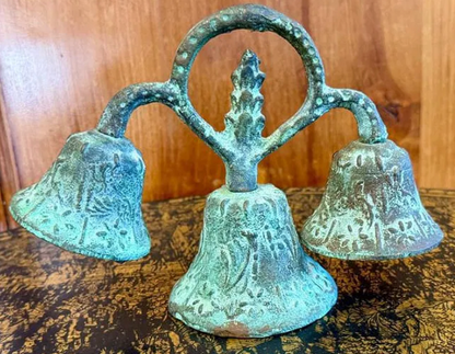 Vintage Ceremonial Spanish Colonial Bronze Mission Bells
