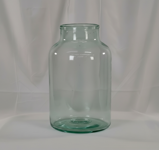 Vintage Hungarian Glass Pickle Jar