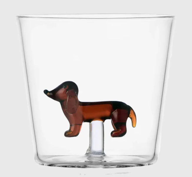 Ichendorf Milano Glassware, Dog Tumbler