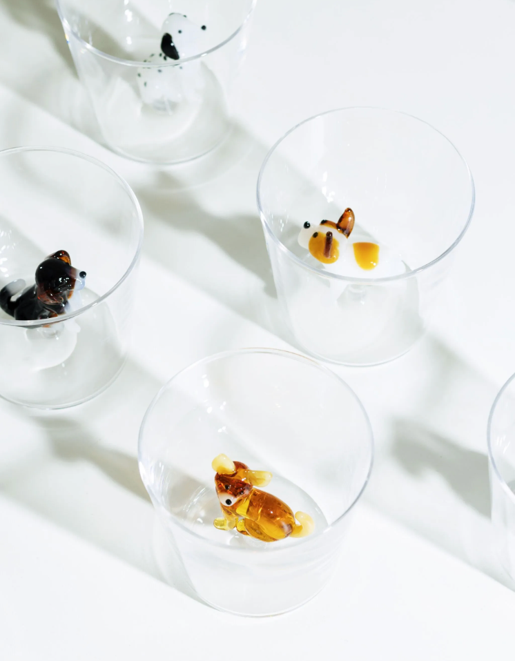 Ichendorf Milano Glassware, Dog Tumbler