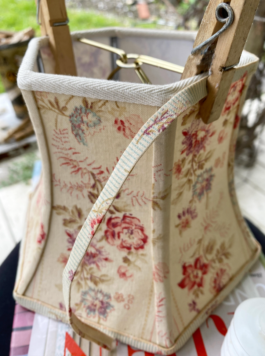 Handcrafted Lampshades with Vintage Fabrics and Embroideries, From Pawlet, Vermont