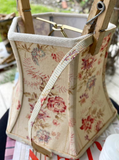Handcrafted Lampshades with Vintage Fabrics and Embroideries, From Pawlet, Vermont