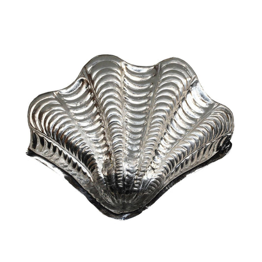Shell Dish, Nickel-Plated