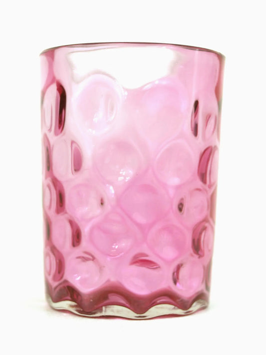 Victorian Cranberry Coinspot Glass Tumbler