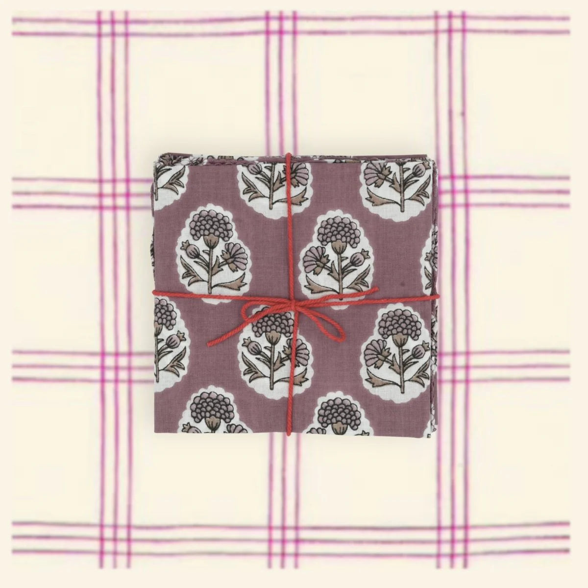 Napkins in Crocus Malaga, Set of 4