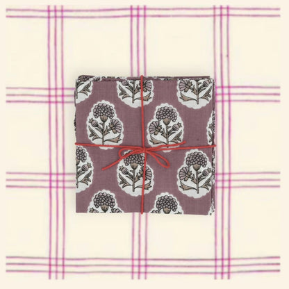 Napkins in Crocus Malaga, Set of 4