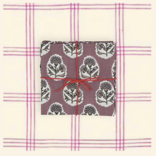 Napkins in Crocus Malaga, Set of 4