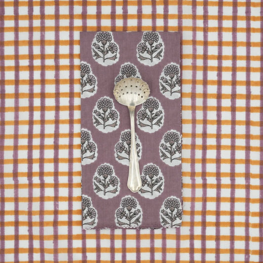 Napkins in Crocus Malaga, Set of 4