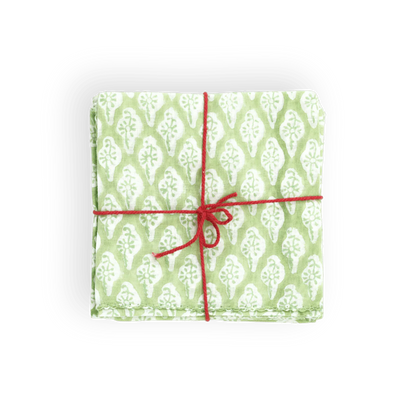 Napkins in Primevere Jade, Set of 4